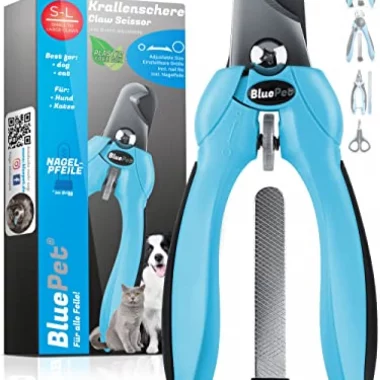 BluePet Einstellbare Profi Krallenschere Für Große Hunde & Katzen