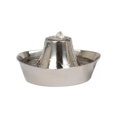 PetSafe Edelstahl-Trinkbrunnen Seaside, Sauberes Trinkwasser für Hunde