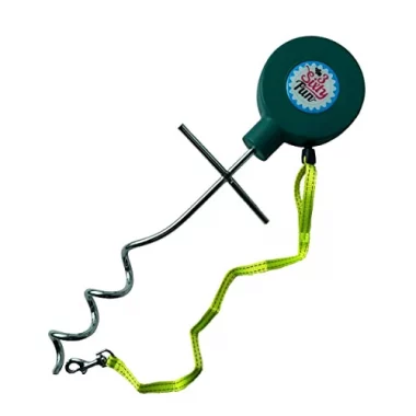 3SixtyFun Verwicklungsfreie drehbare anlegepflock Hundeleine