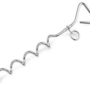 iapyx® Anlegepflock Spiralhering für Hundeleine