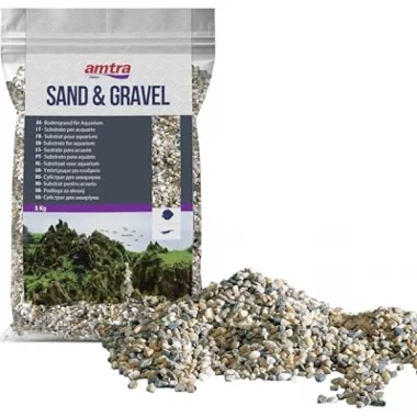 Amtra Polychrome - Naturkies für Aquarien, Dekoboden