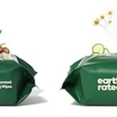 Earth Rated Feuchttücher für Hunde, Dicke Pflegetücher