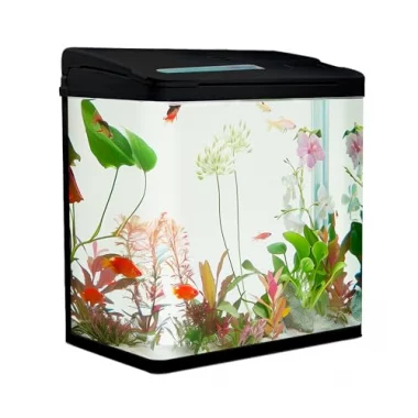 VIALIA Aquarium Komplettset mit LED-Beleuchtung