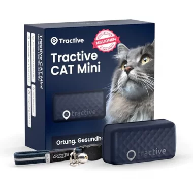 Tractive CAT Mini GPS Tracker für Katzen, Live-Ortung, Positionsverlauf