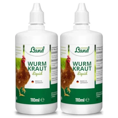 HÜHNER Land Wurmkraut Liquid, Wurmkur sekundierend für Hühner