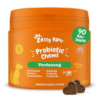 Zesty Paws Probiotic Chews für Hunde | Verdauungssnacks