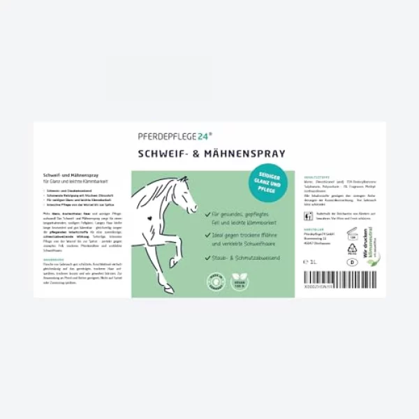 PFERDEPFLEGE24 Schweif und Mähnenspray für Pferde – Bild 8