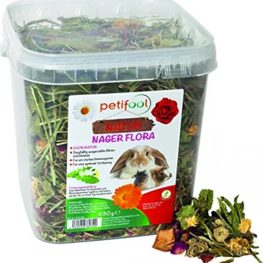 petifool Nager Flora - Alleinfutter für Nager - 100% Natur - artgerechtes Futter
