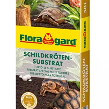 Floragard Schildkrötensubstrat natürliche Einstreu Überwinterung und für Terrarien