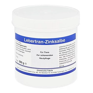 Apotheker F. Schmees GmbH & Co. Lebertran Zinksalbe Zinksalbe Creme für Tiere