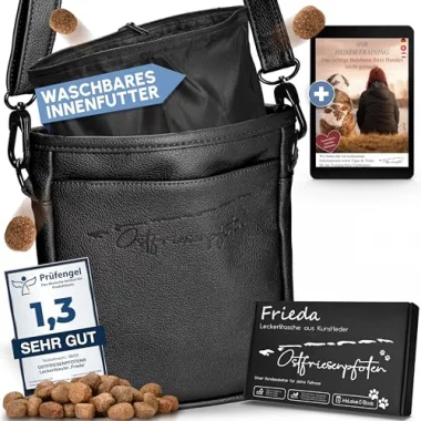 Ostfriesenpfoten® Leckerlitasche für Hunde, EasyOpen Einhandmagnetverschluss