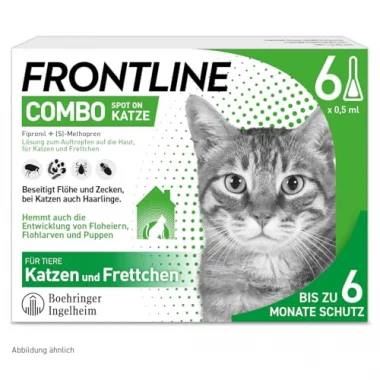 FRONTLINE Combo Katze gegen Zecken, Flöhe & Haarlinge