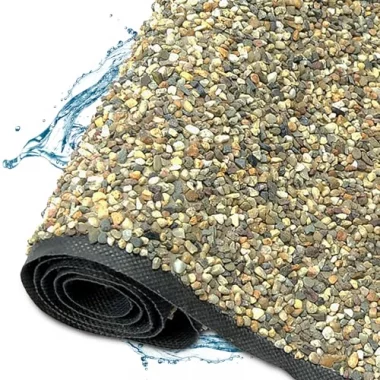 TeichVision – Hochwertige Steinfolie für Teichrand