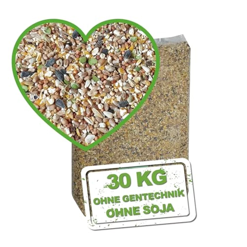 MeineHennen KÖRNER VITAL 30 kg, Premium Hühnerfutter und Wachtelfutter